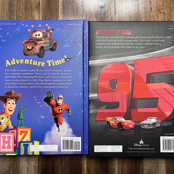 Disney Pixar 5 Minute Stories Bundle - Cars Finding Nemo Toy Story Monsters Inc - Picture 3 of 8